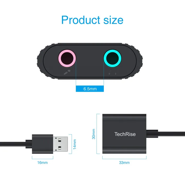 TechRise%20External%20USB%20Audio%20Adapter%20Stereo%20Sound%20Card%20with%203.5mm%20Headphone%20and%20Microphone%20Jack%20for%20Windows%20Mac%20Linux%20PC%20Laptops%20Desktops%20-%20Image%207