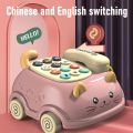 Montessori Baby Cat phone Toys Phone Learning Kids Sleeping Toy Multifunctional Bilingual Telephone Story Children Multi-Function Early Education Telephone Kids Machine Boys and Girls Educational Toys for Children Gift. 