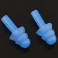 TWEXQNY 2 Pair Swimming Dive Flexible Silicone Ear Plugs Earplug Blue. 