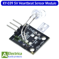 KY-039 5V Heartbeat Sensor Senser Detector Module By Finger For Arduino by Electrica. 