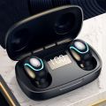 S9 True Wireless Stereo Mini Waterproof Bluetooth-compatible 5.0 Wireless Earphone HiFi Earbuds with Mic. 