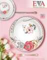 Melamine Dinner set 72pcs (Dinner set)(Dinner set plastic)(8 persons serving dinner set)(72pcs dinner set). 