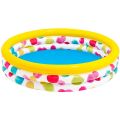 Intex  – Wild Geometry 3 Ring Yellow Swimming Pool – 5 ft - 58439. 