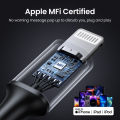 【USB C to Lightning】UGREEN MFI PD 20W Charger USB C to Lightning Cable Nylon Braid Fast Charger for iPhone 15 14 13 Pro 11 iPhone 15 Plus iPhone 15 14 Pro XS Max 20W PD Fast Charger Data Cable for Macbook Pro Air iPad Pro 2020 2018 USB C Cord. 