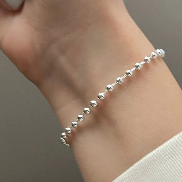 Stainless Steel Bracelets Simple Novelty Wrap Around Beads Design Fashion Bracelets For Women Jewelry New Popular Banquet Gifts