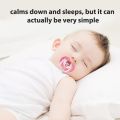 Baby Pacifier Set Silicone Nipples Chain Combination Baby Sleeping Pacifiers With Storage Box. 