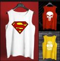 Pack of 3 – Men’s Fitnes Gym Sandos for Men Sleeve less for Men Top Fashion Wear Shirt Hoodie Sleeve less Men. 