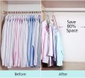Clothes Hangers Organizers and Storage College Dorm Room Essentials Closet Organizer Magic Space Saving Hangers with 9 Holes. 