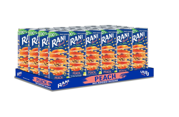 Rani Float Fruit Juice Drink Orignal - 240 ML (Pack of 24) - Peach