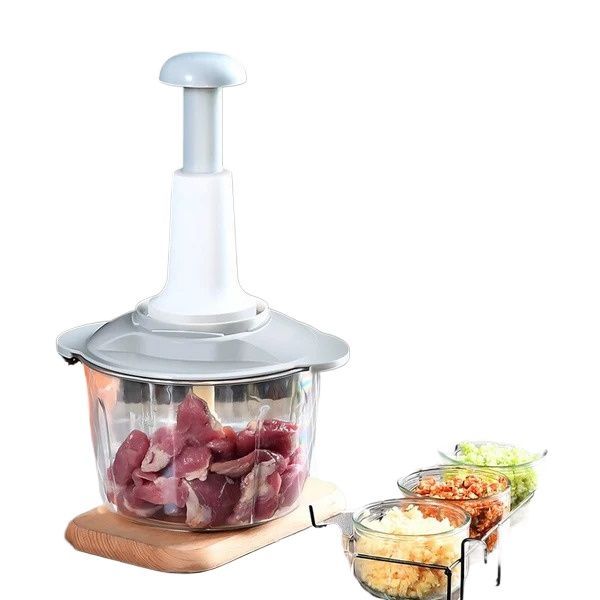 One Hand Chopper manual hand chopper | easy kitchen hand chopper | sppedy hand chopper 1 ...