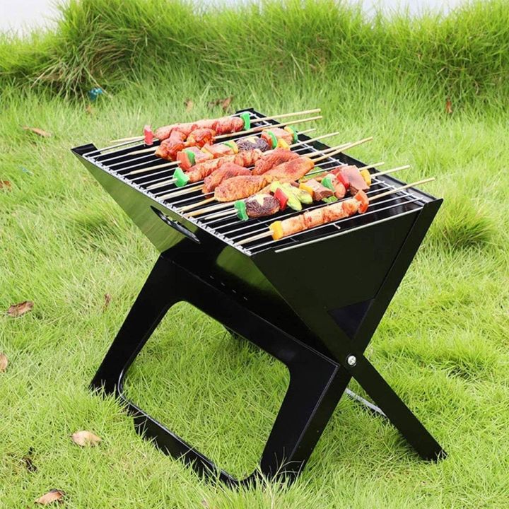 Barbecue%20Charcoal%20Grill,%20Foldable%20Charcoal%20Grill,%20Ultra-Light%20Foldable%20Grill%20is%20Easy%20to%20Install,%20Very%20Suitable%20for%20Camping%20Outdoor%20Garden%20Party%20-%20Image%202