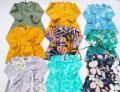 Pack Of 4 Full Bazo Multi-Color Printed  Frocks For New Born Baby & Girls (Random Design) Soft Cotton Stuff. 