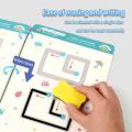 64 Page Children Tracing Book Erasable Writing Materials Kid. 