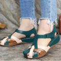 New Sandals Womens Fashion Flat,Orthopedic Sandals,Arch Support Comfy Round Toe Sandals for Women Toe Protection Design Blue. 
