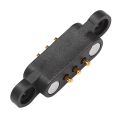 10 Pairs Pogo Pin Connector Spring Loaded Magnetic Pogo Pin Connector 3 Positions Magnets Pitch 2.3MM Through Holes Male Female Probe. 