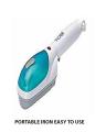 Steam Iron Brush - Blue & White. 