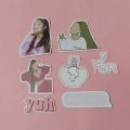 50/25pcs ARIANA GRANDE sticker pack aesthetic all albums mixed rings ideal for skateboards laptop vinyl tracks phone case etc. 