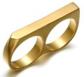 fashion style jewelry HIP HOP two finger rings men DM 301. 