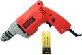 Foster FPD-010A 10mm Chuck Size 450-Watt Grip Drill Machine for Home High Quality Drill with 5 Pcs Drill bits Set. 