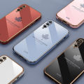 For Samsung Galaxy A50 Cover + Wrist Strap Fashion Shiny Maple leaf Plating Square Bumper Phone Case Soft TPU Silicone Shockproof Protective Back Cover. 