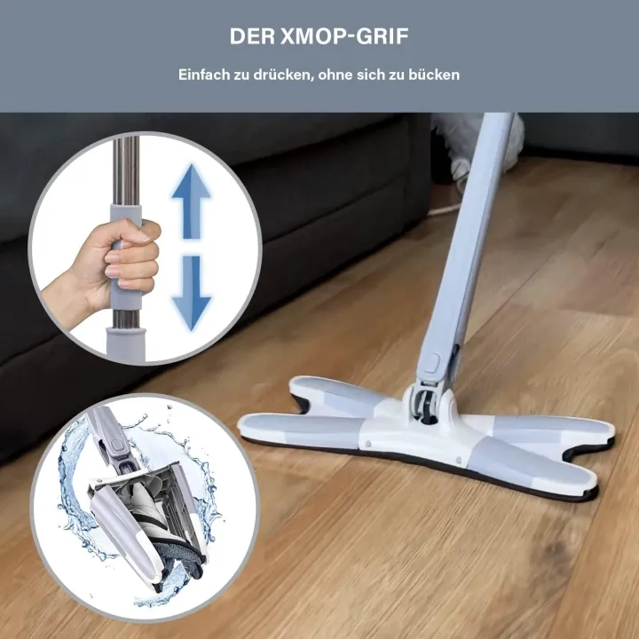 Xmop XMOP Floor Mop | Advanced Cleaning Technology | Easy Floor Wiping ...