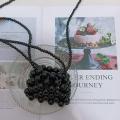Candy Colour Ladies Shoulder Bag,HAndmade bag and Purse, Beads Crossbody Bags for Women. 
