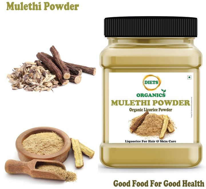 Mulethi powder -200 g for face, skin, hair care (licorice powder)