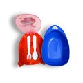 Rocky Lunch Boxes for Kids and Students | Household Cartoon Character Lunchbox with Spoon and Fork | Food Grade, Lightweight, Leakproof, Durable | Perfect for School, Picnic, Travel. 