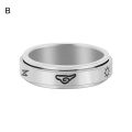 Fidget Ring Long Lasting Alloy Moon Star Fidget Ring Stress Relieving Anxiety Ring. 