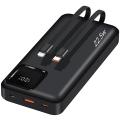 Royal R207 20000Mah power bank 22.5w Fast charging Qc4.0 Pd3.0 Quick Charge power bank built-in cables. 
