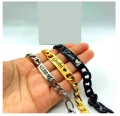 Customize Bracelet Available in 3 Color Golden, Black ,Silver With Box. 