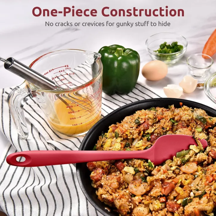 Silicone%20Spoon%20Spatula-%20Heat%20Resistant%20Flexible%20Seamless%20Rubber%20Spatula%20-%20Baking%20and%20Cooking%20Silicon%20Kitchen%20Utensil%20for%20Nonstick%20Cookware%20Mixing,%20Stirring%20and%20Scraping%20(29cm,%20Red)%20-%20Image%204