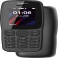 Nokia 106 dark grey Dual Sim, Save 2000 Contacts (Li-ion Removable) 800 mAh  Battery. 