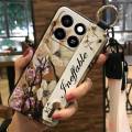 Anti-knock ring Phone Case For ZTE Blade A35/A55 Shockproof Soft case protective Anti-dust Flower Dirt-resistant Durable. 