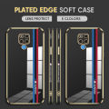 (Free Lanyard) Luxury 6D Plating Case for Huawei Mate 20 X Back Cover Popular Runway Side Pattern Soft Silicone Square Phone Cases. 