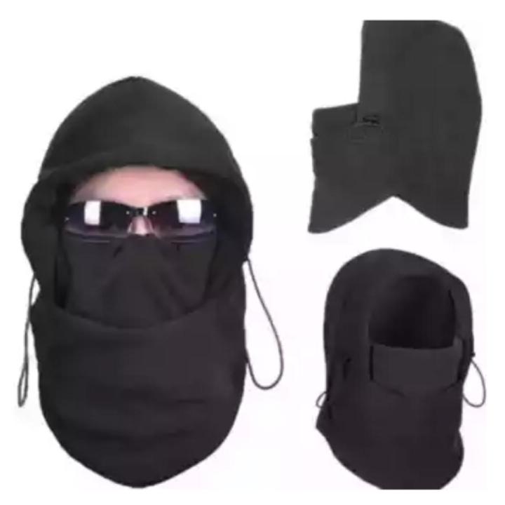1 Piece Face Mask Head Warmer for Cold Weather Thermal Fleece Balaclava Hat Hood Ski Bike Wind Stopper Mask Monkey Cap for Motorcycle Riding, Skiing, Snowboarding,Cycling, Black Adjustable Windproof Face Masks for Men/Women/Kids