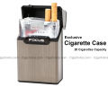 Premium Cigarette Case - 20 Cigarette Capacity Cigarette Storage Case - Aluminum Cigarette Case. 