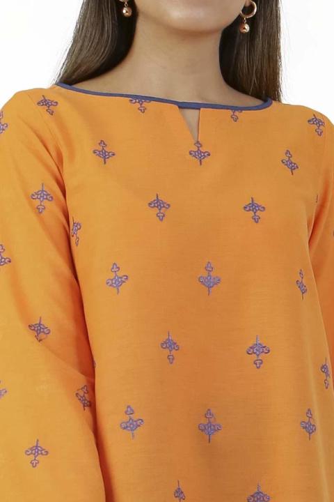 EGO%20Winter%20Collection%202019%20%20Tulips%20%20Orange%20Cotton%20Kurti%20For%20Women%20-%20Image%204