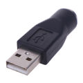2Pcs PS/2 Male to USB Female Port Adapter Converter for PC Keyboard Mouse Mice Moyao. 