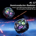 AL12 Mobile Phone Magnetic/ Back-clip 2 in 1 Cooling Fan Radiator Semiconductor Game Cooler for IOS Android Cool Heat Sink PUBG Silent Phone Cooler System Game Radiator Case Cold Wind Handle Fan For PUGB FREE FIRE | Adjustable Portable Heat Sink Gaming. 