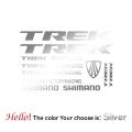 Reflective Color TREK Bike Stickers For Frame Decor MTB Cycling Decoration Trek Road Bicycle Vinyl Sticker Decal. 