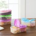 Healthy Plastic Food Container Portable Lunch Box Capacity Camping Picnic Food Fruit Container Storage Box,. 