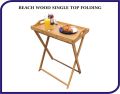Wooden Folding Tables Beach Wood Folding table Single Shelf - Double Shelf - Bed Trey Dining Table Study Table Saddiq Tele mall. 