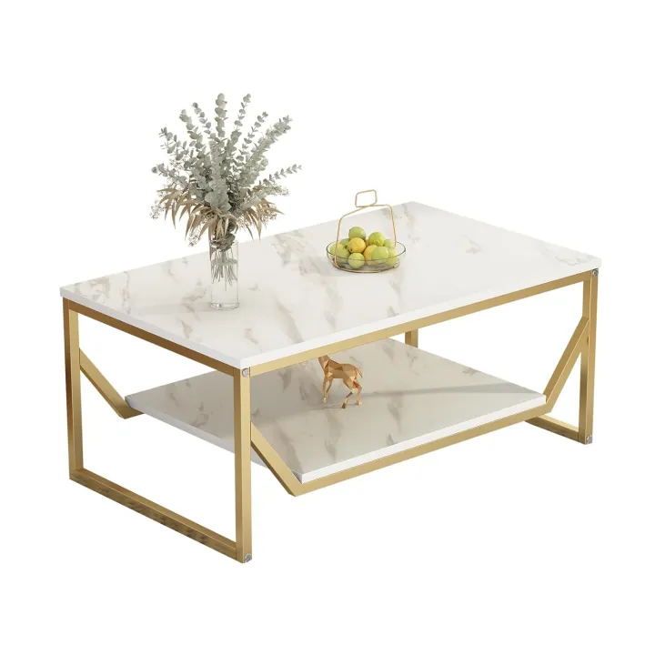 Center%20Table%20for%20Living%20Room%20Coffee%20Table%20Tea%20Table%20End%20Table%20Decorative%20Item%20Marble%20Design%20Engineered%20Wood%20Top%20(100x60x44%20CM)%20CF-015%20(White)%20-%20Image%204