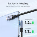 UGREEN USB Type C to USB C PD 100W Cable for Samsung Galaxy S25 S24 Note 20 Nintendo Switch Fast Charger Cable for Macbook Pro Air Support Quick Charge 4.0 USB Cable. 