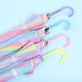 children's multi colours rainbow umbrella wind proof umbrella rain umbrella. 