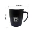 Tuelip Unique Creative Cafe Style Stainless Steel Travel Mug- With Lid & Spoon Ingenuity Vacuum Insulation Cup 330 ML -IMPORTED. 