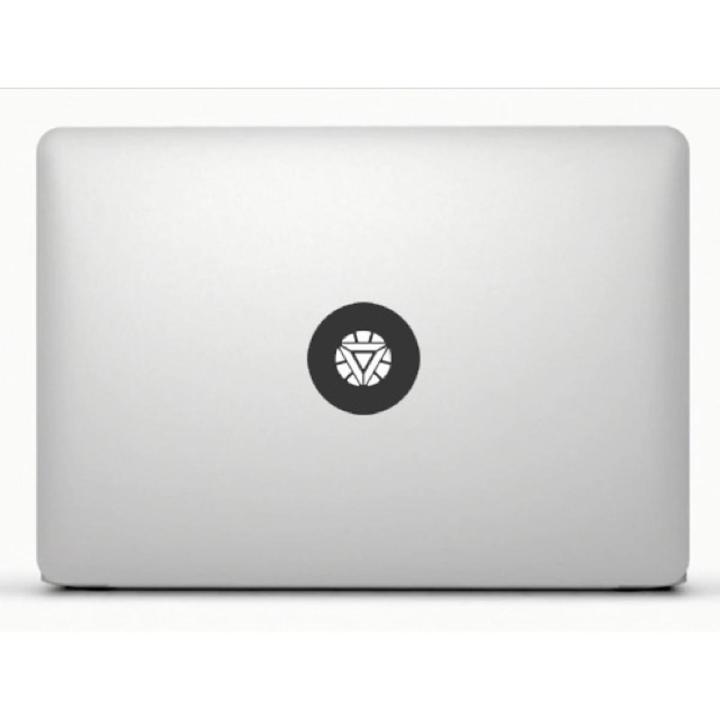 1pc Macbook Vinyl Sticker Decal Ironman 2 Logo for Laptop Accessories