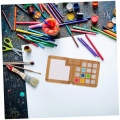 JAERBEE 2pcs Box Paint Box Wooden Paint Palette Paint Pallet Tray DIY Pigment Case Mini Watercolor Palette Watercolor. 