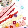 DIY Creative Flowers Shape Paper Strips - 8 Pieces. 